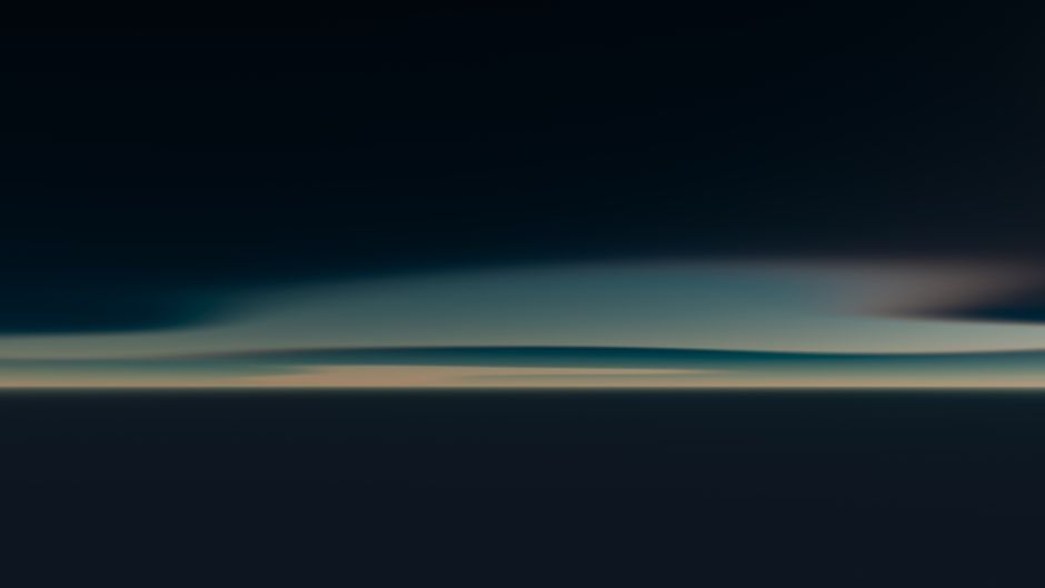 Serene abstract seascape with soft gradient sky and horizon view.